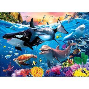 Puzzles for Kids Ages 4-8 Year Old - Underwater World,100 Piece Jigsaw Puzzle